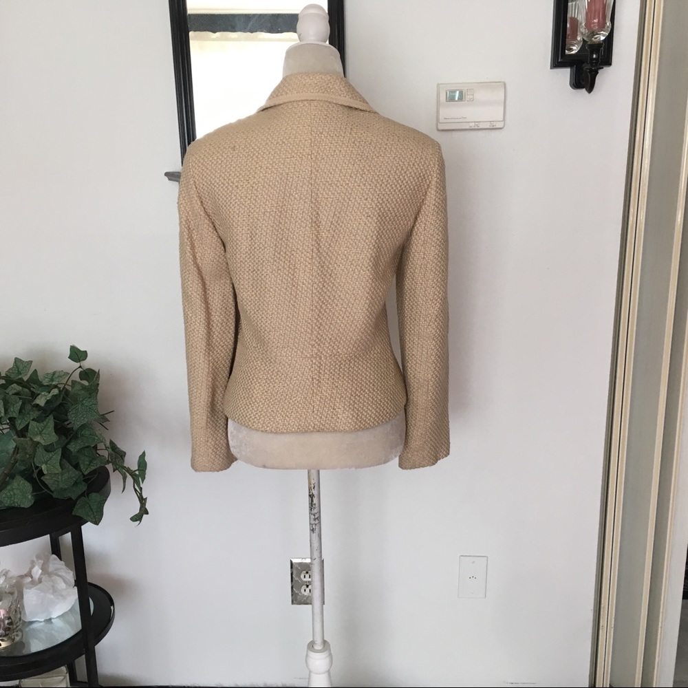 Talbots Long Sleeve Button Down Blazer Size 8 - image 2